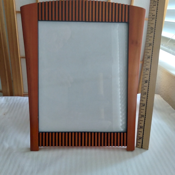 Other - Wooden Trapezoid-Shaped Photo Frame